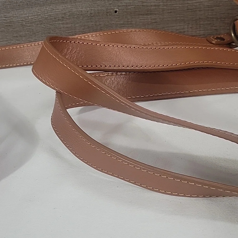 Large El Mato Classic Tan Leather Tote Bag with Removable Strap